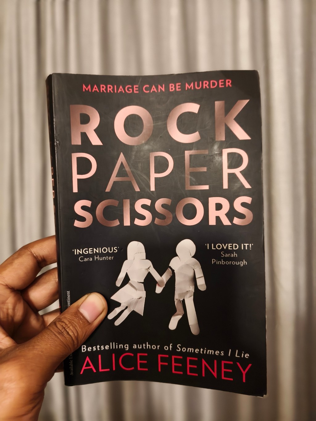 Book review – Rock Paper Scissors by Alice&nbsp;Feeney